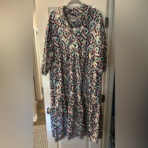 Anthropologie Maeve Bettina Tiered Dress - NWT - L